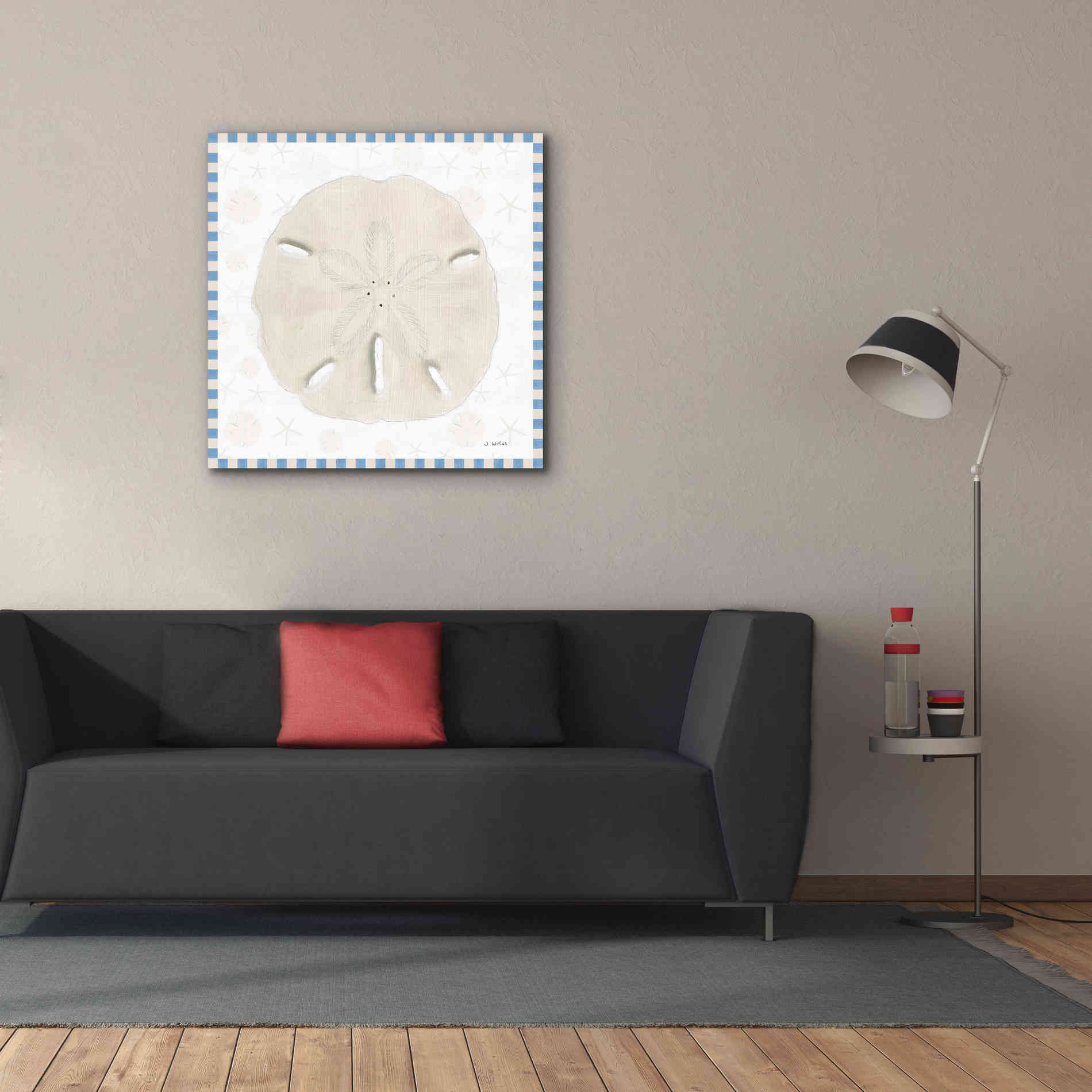 'Beach Days VII' by James Wiens, Canvas Wall Art,37 x 37