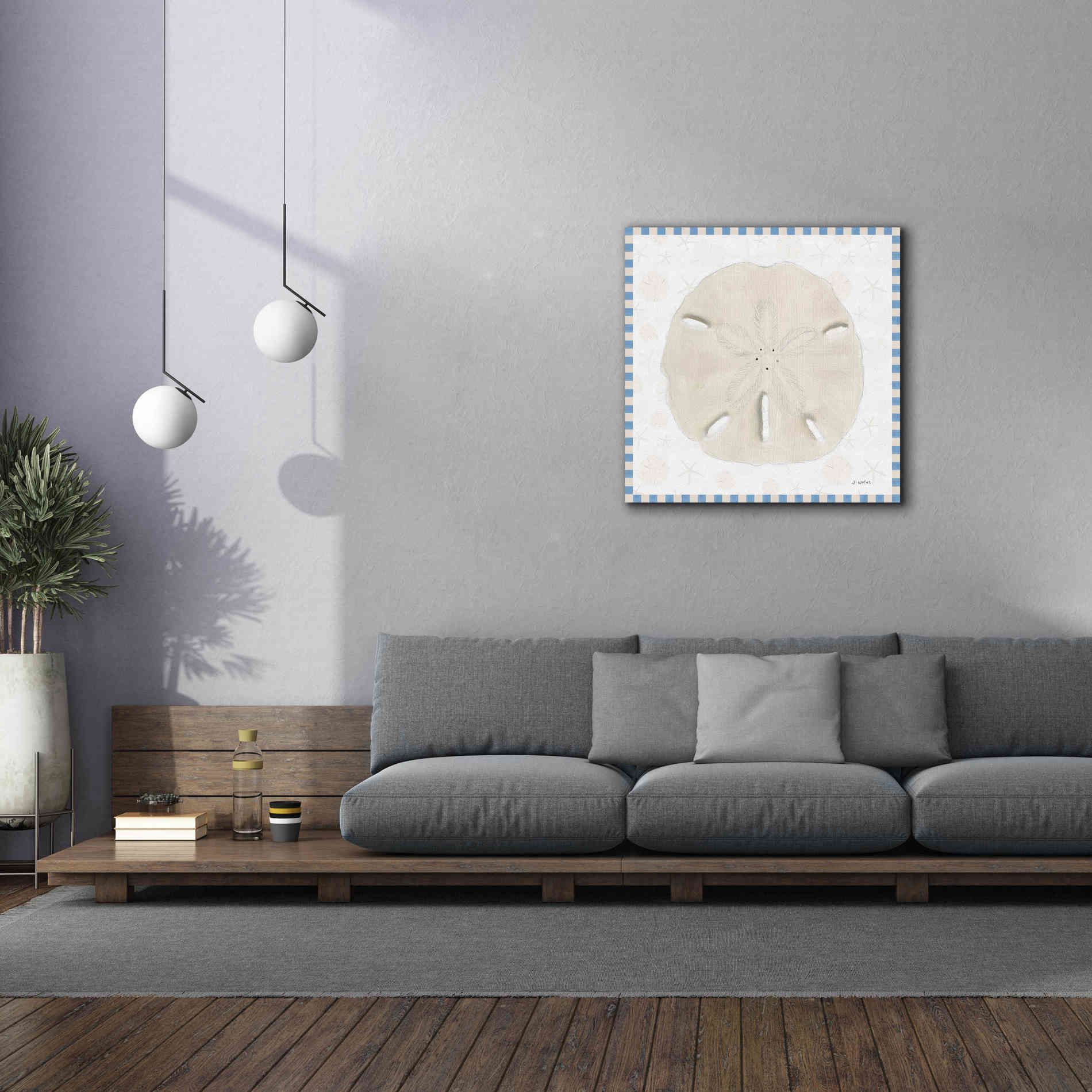 'Beach Days VII' by James Wiens, Canvas Wall Art,37 x 37