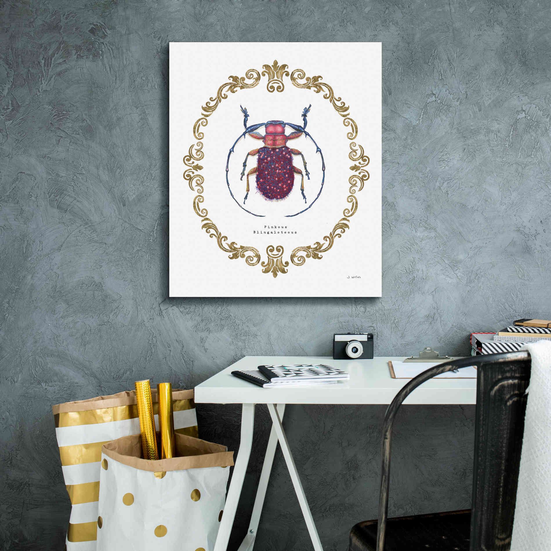 'Adorning Coleoptera II' by James Wiens, Canvas Wall Art,20 x 24
