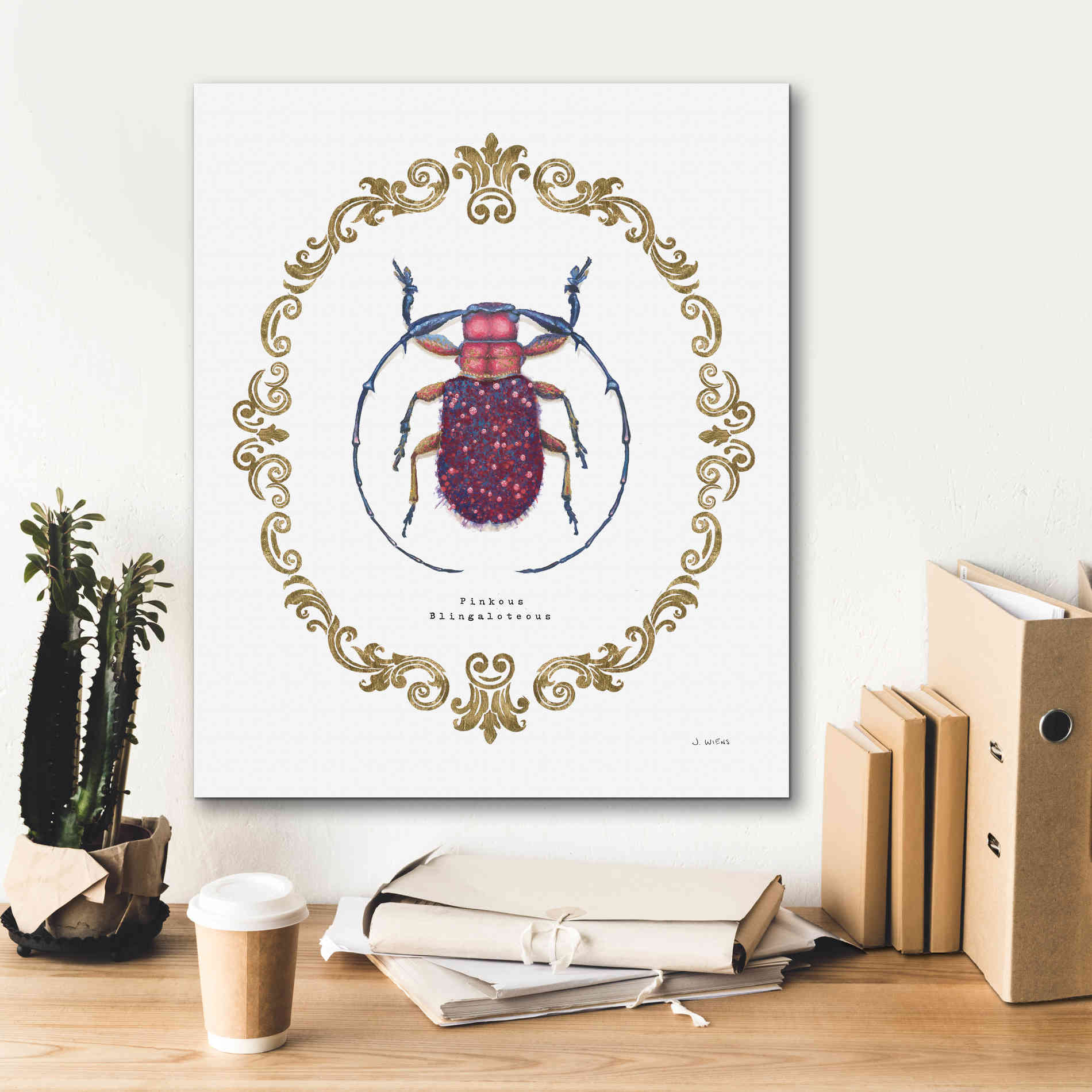 'Adorning Coleoptera II' by James Wiens, Canvas Wall Art,20 x 24