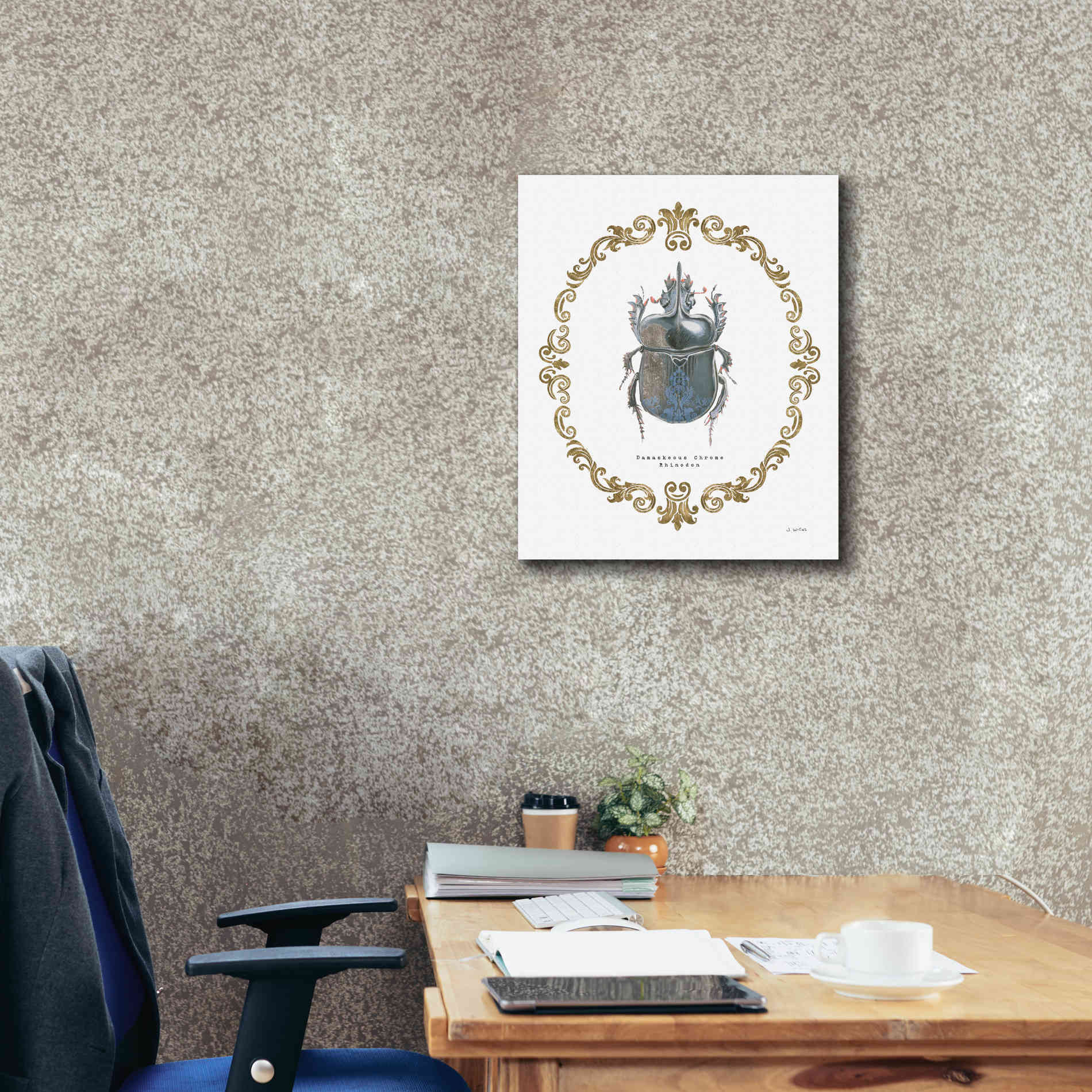 'Adorning Coleoptera IV' by James Wiens, Canvas Wall Art,20 x 24