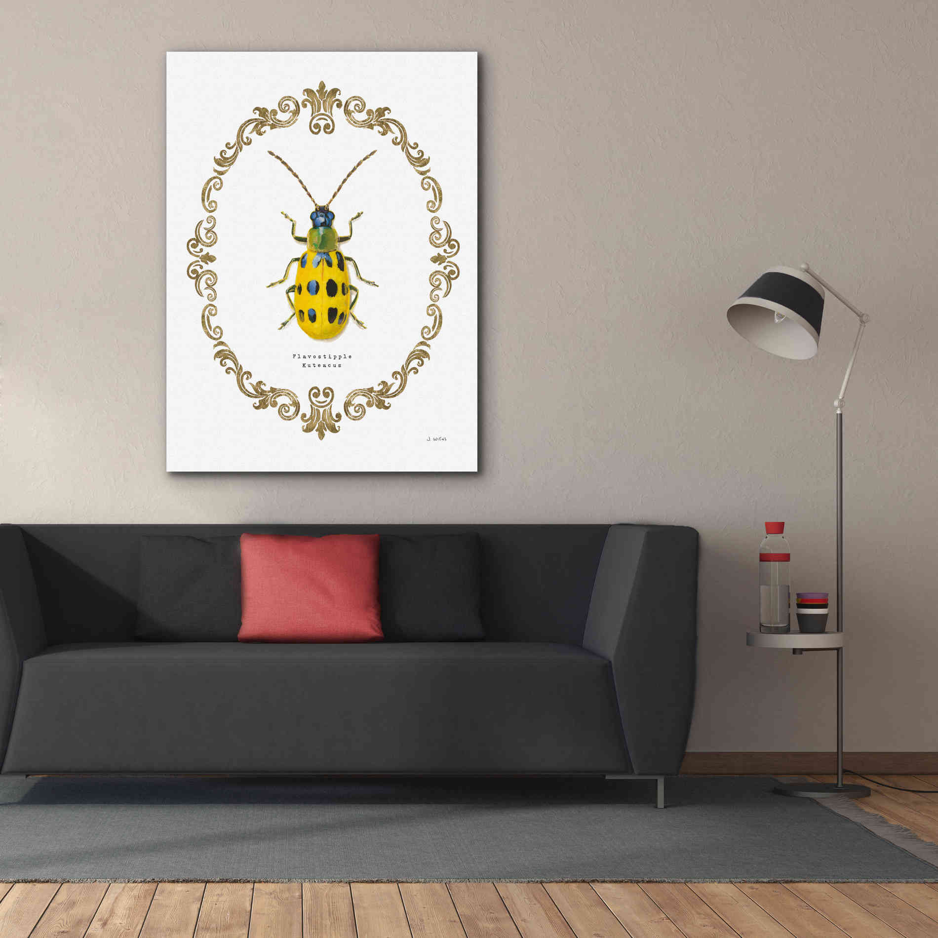 'Adorning Coleoptera VII' by James Wiens, Canvas Wall Art,40 x 54