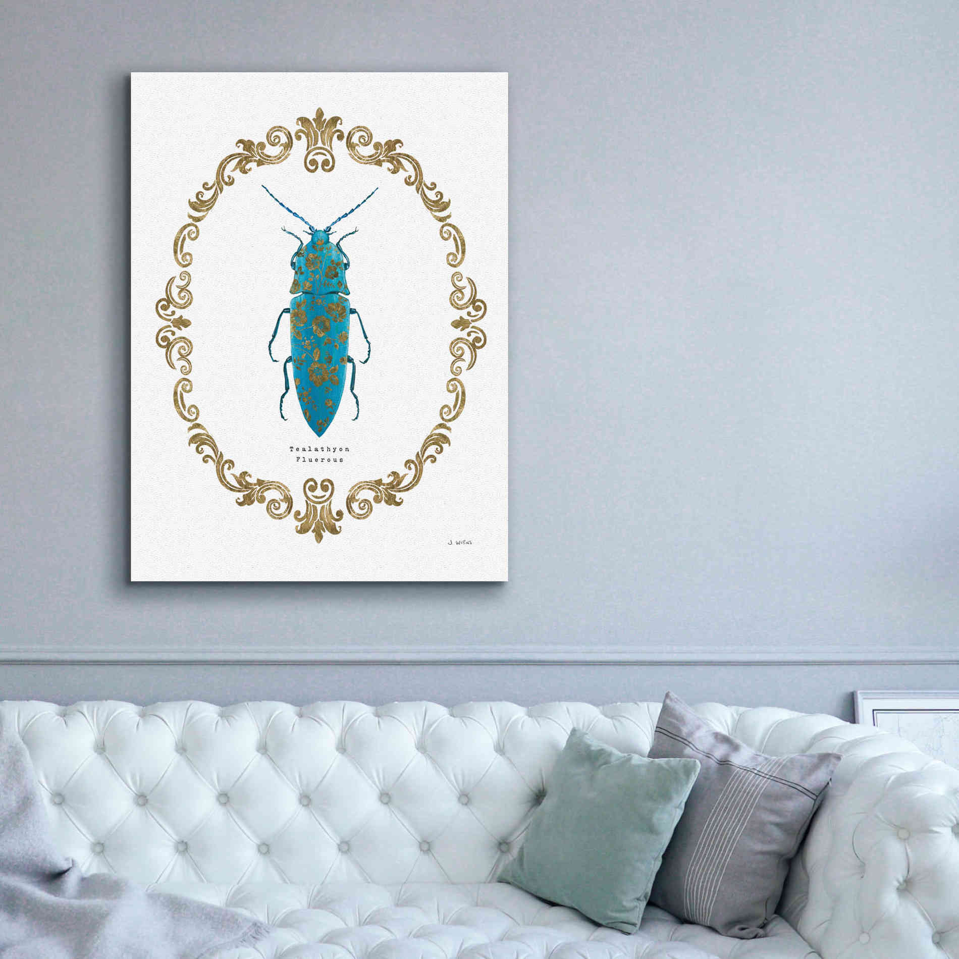 'Adorning Coleoptera VIII' by James Wiens, Canvas Wall Art,40 x 54