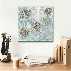 'Gracefully Blue I' by James Wiens, Canvas Wall Art,18 x 18