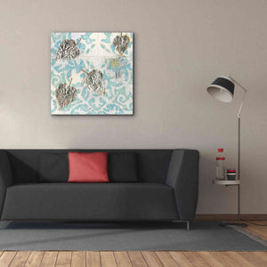 'Gracefully Blue I' by James Wiens, Canvas Wall Art,37 x 37