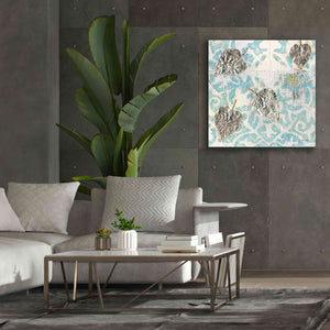 'Gracefully Blue I' by James Wiens, Canvas Wall Art,37 x 37