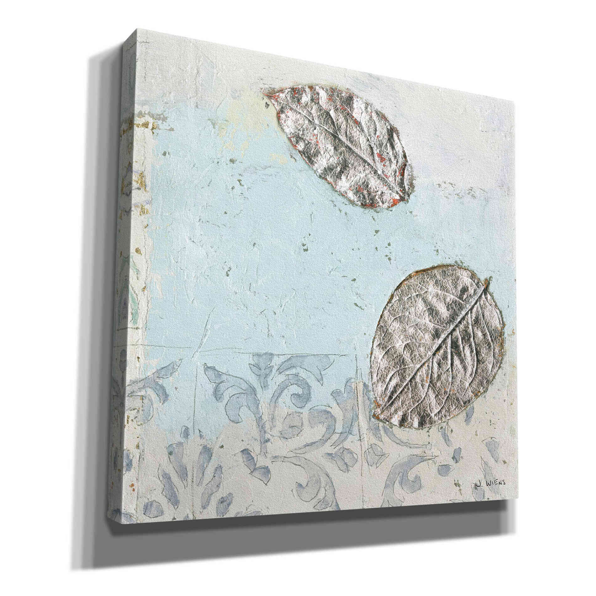 'Gracefully Blue II' by James Wiens, Canvas Wall Art,12x12x1.1x0,18x18x1.1x0,26x26x1.74x0,37x37x1.74x0