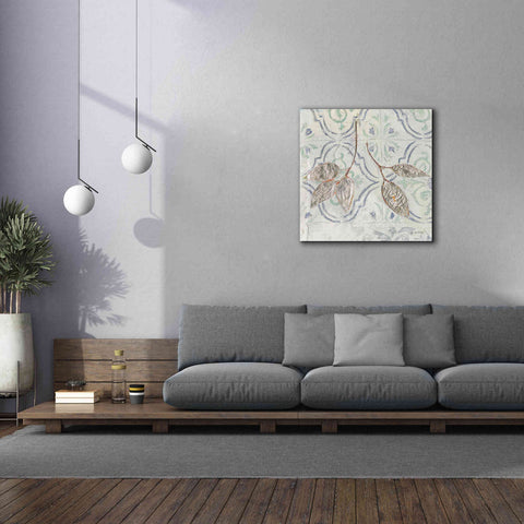 Image of 'Gracefully Blue III' by James Wiens, Canvas Wall Art,37 x 37