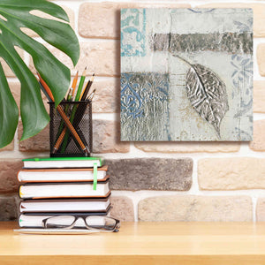 'Gracefully Blue IV' by James Wiens, Canvas Wall Art,12 x 12