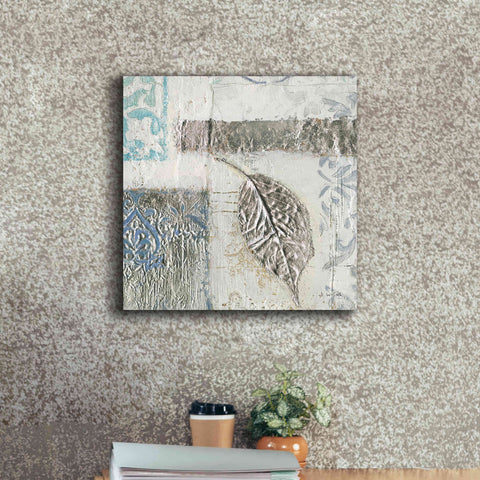 Image of 'Gracefully Blue IV' by James Wiens, Canvas Wall Art,18 x 18