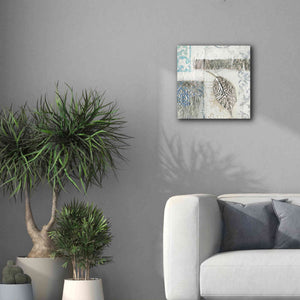 'Gracefully Blue IV' by James Wiens, Canvas Wall Art,18 x 18