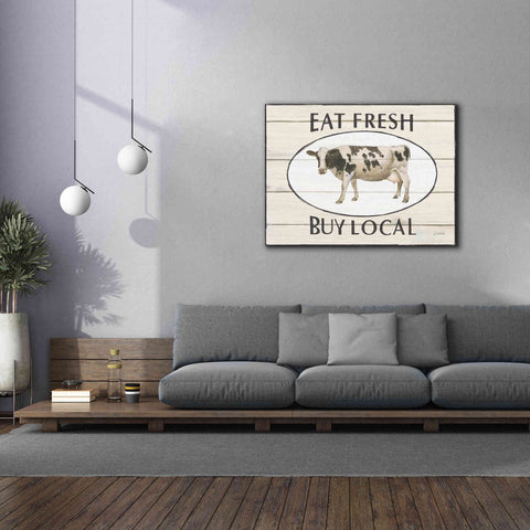 Image of 'Country Cow V' by James Wiens, Canvas Wall Art,54 x 40