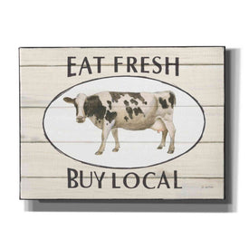 'Country Cow V' by James Wiens, Canvas Wall Art,16x12x1.1x0,26x18x1.1x0,34x26x1.74x0,54x40x1.74x0