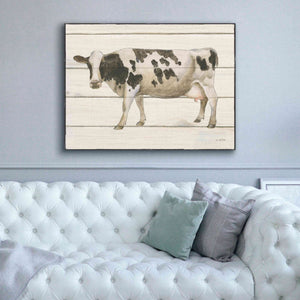 'Country Cow VI' by James Wiens, Canvas Wall Art,54 x 40