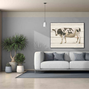 'Country Cow VI' by James Wiens, Canvas Wall Art,54 x 40