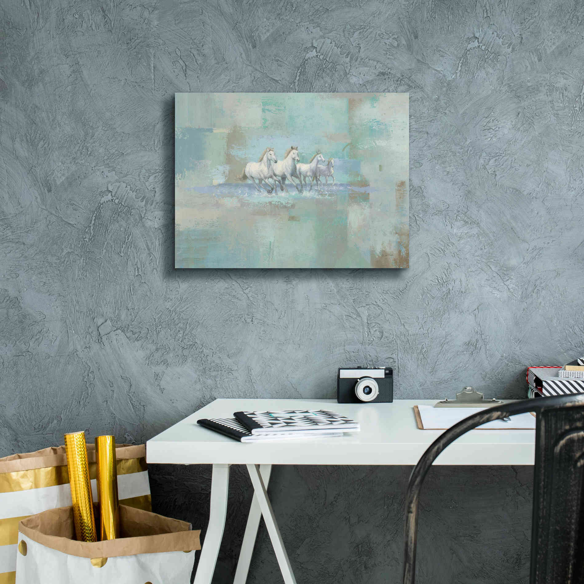 'Running Wild' by James Wiens, Canvas Wall Art,16 x 12