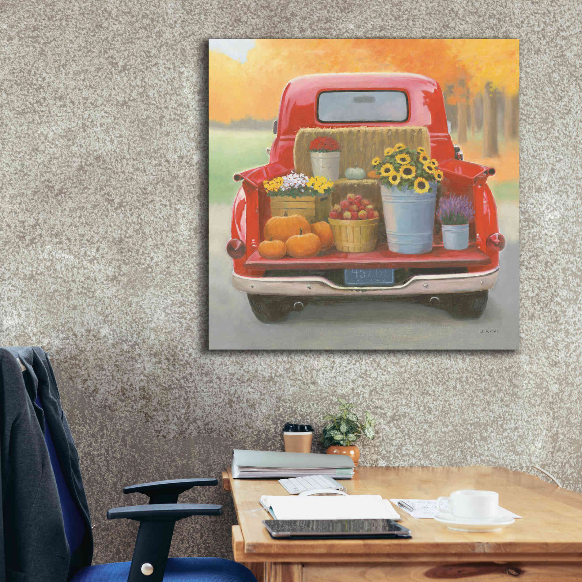 'Heartland Harvest Moments I' by James Wiens, Canvas Wall Art,37 x 37
