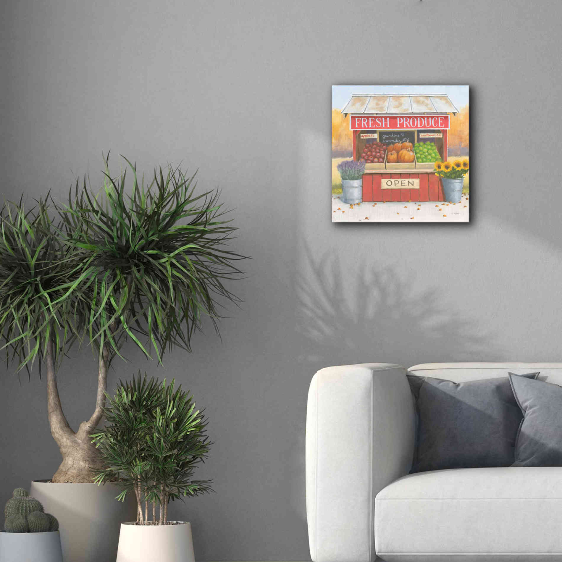 'Heartland Harvest Moments II' by James Wiens, Canvas Wall Art,18 x 18