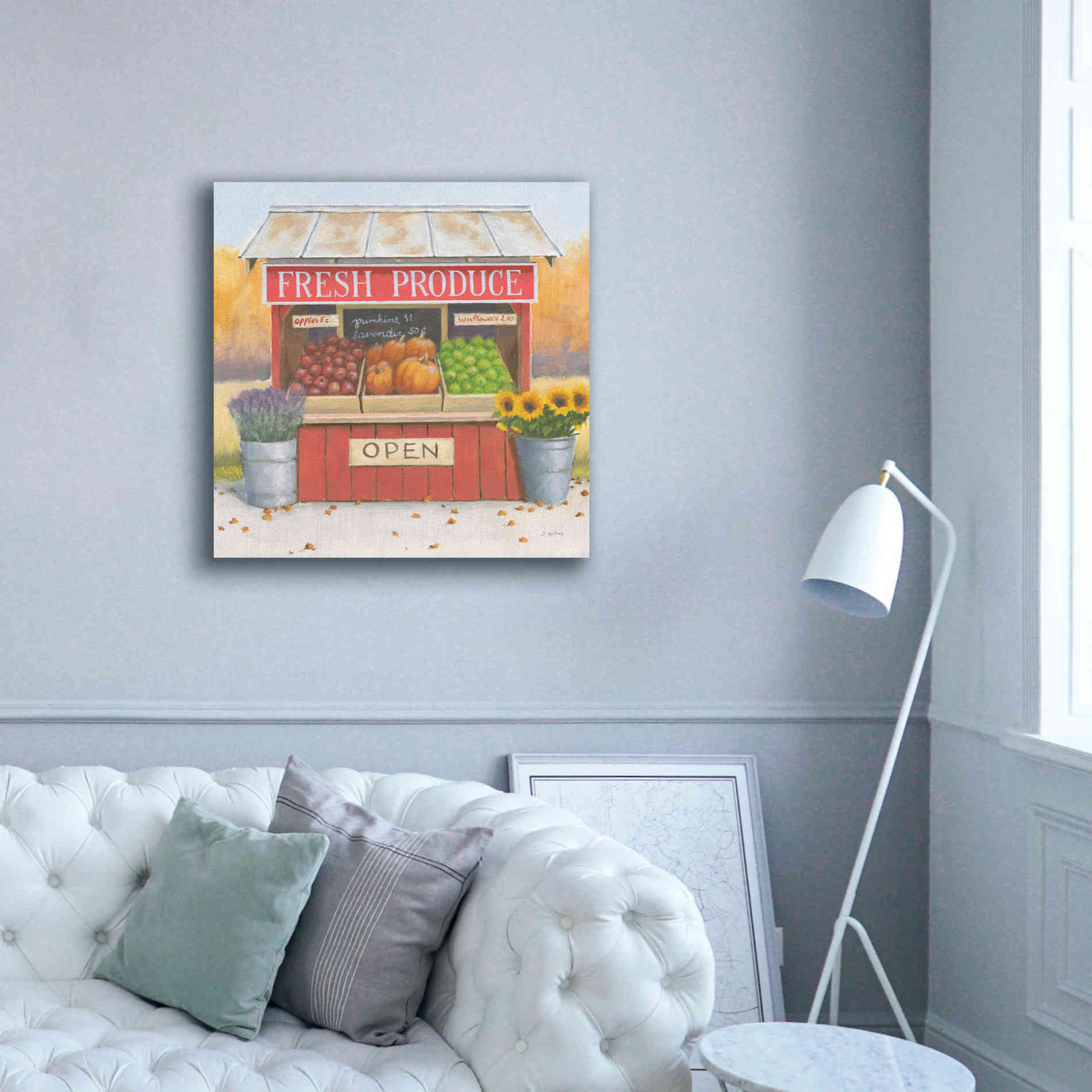 'Heartland Harvest Moments II' by James Wiens, Canvas Wall Art,37 x 37