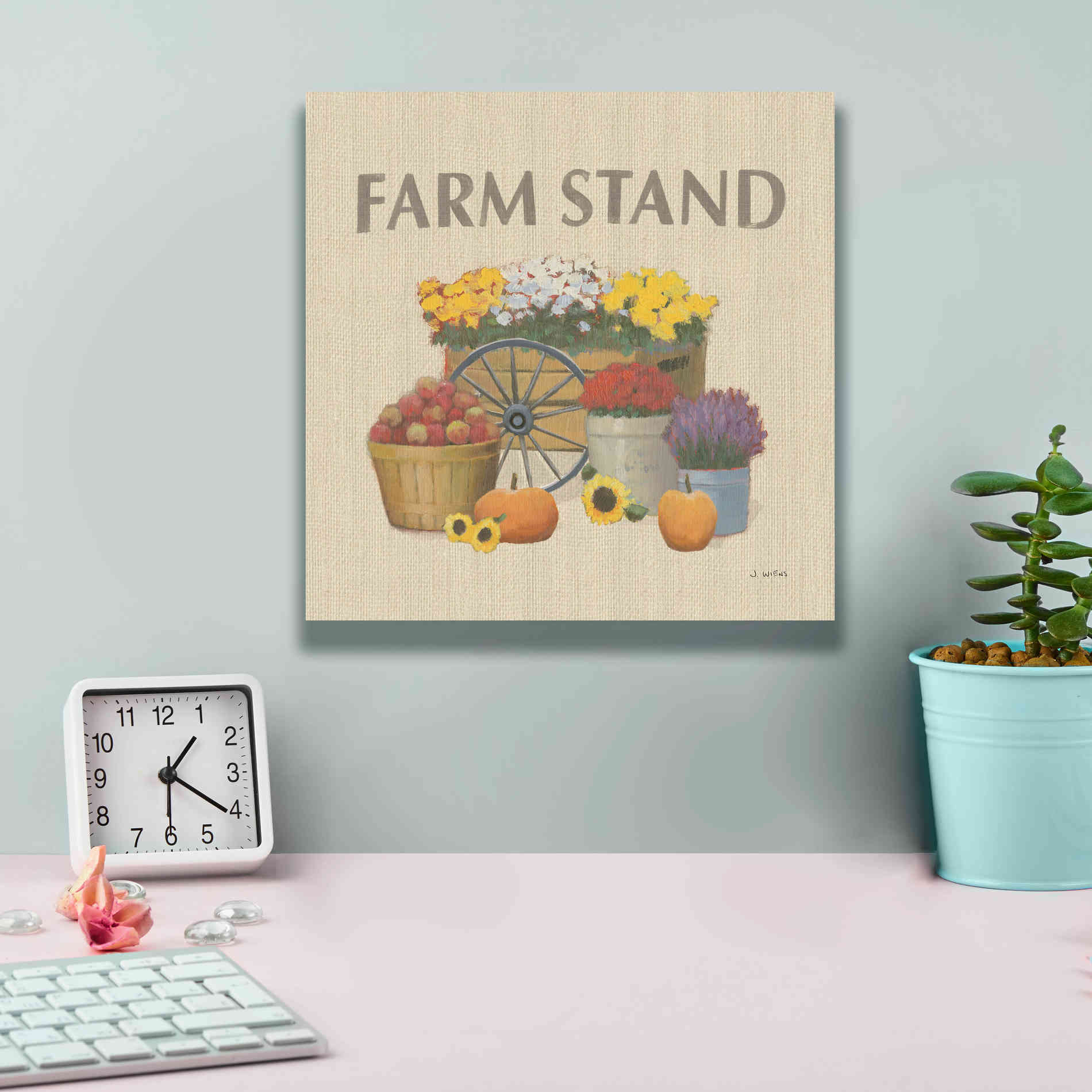 'Heartland Harvest Moments VI' by James Wiens, Canvas Wall Art,12 x 12