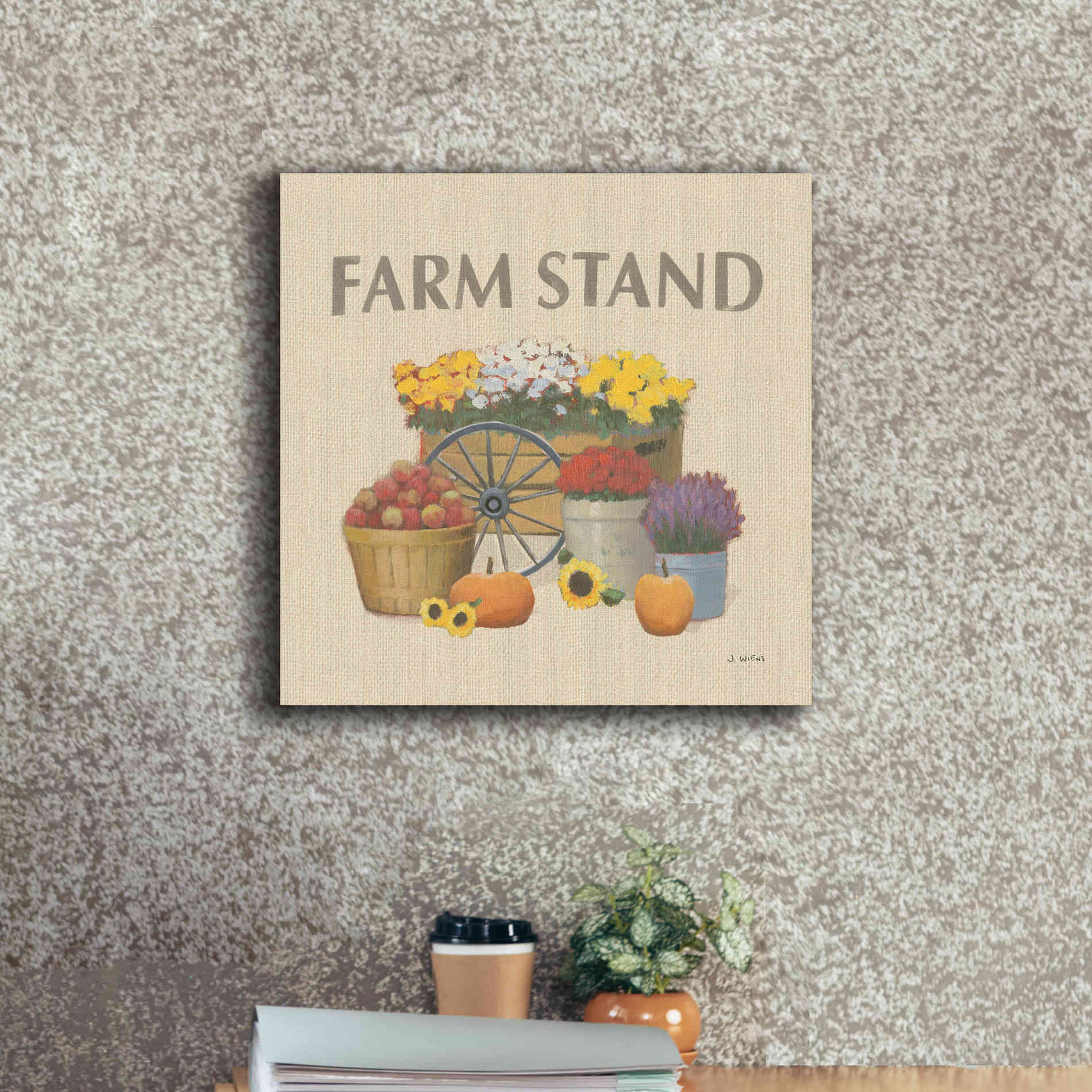 'Heartland Harvest Moments VI' by James Wiens, Canvas Wall Art,18 x 18