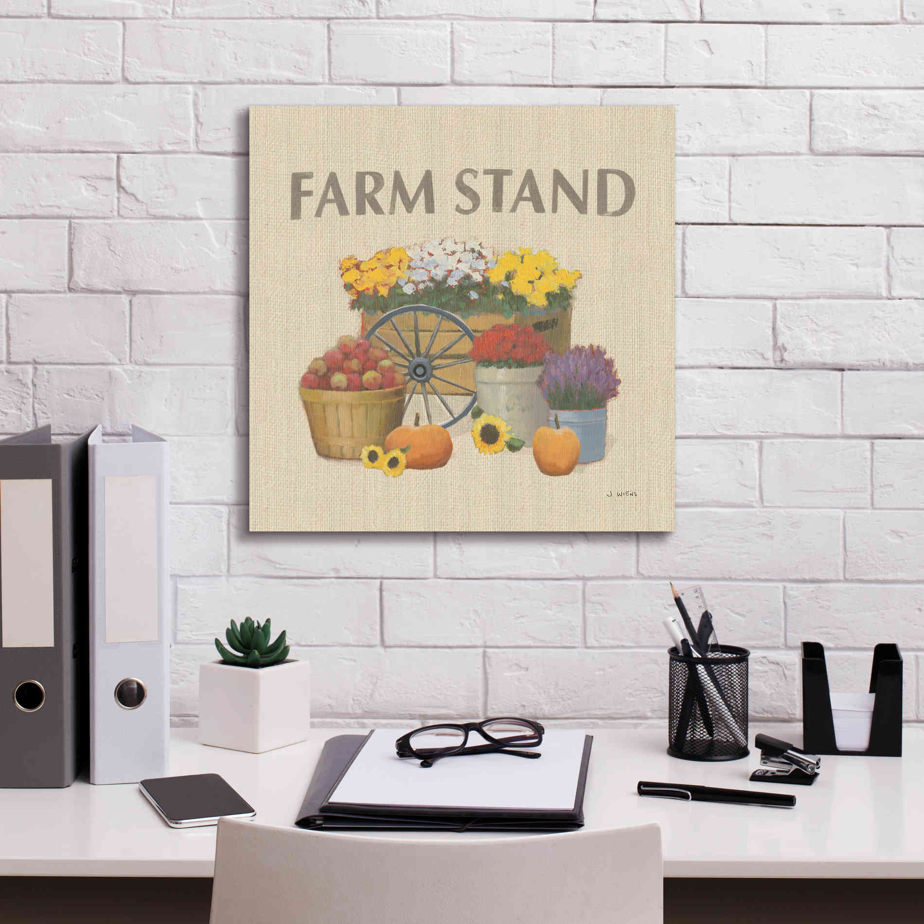 'Heartland Harvest Moments VI' by James Wiens, Canvas Wall Art,18 x 18
