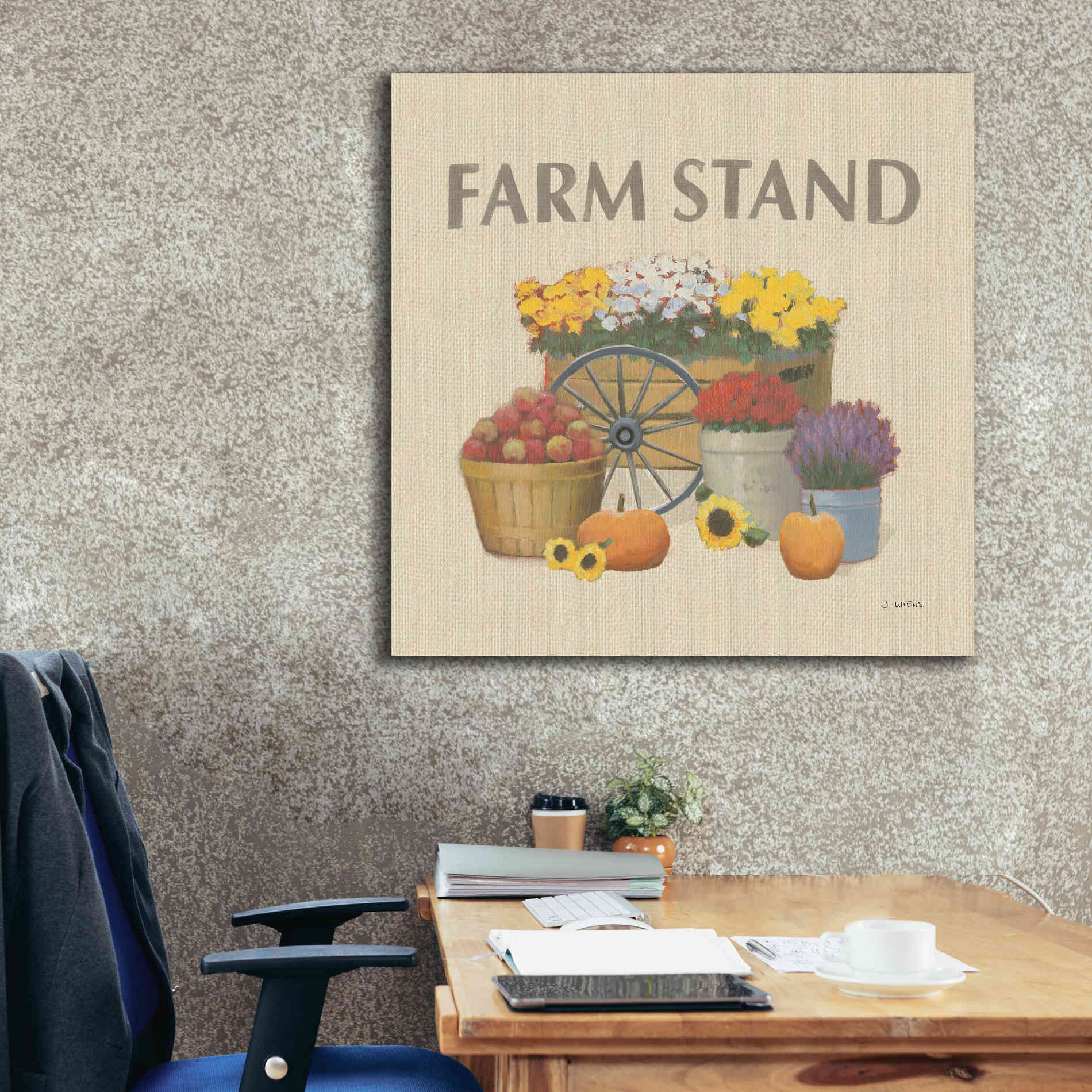 'Heartland Harvest Moments VI' by James Wiens, Canvas Wall Art,37 x 37