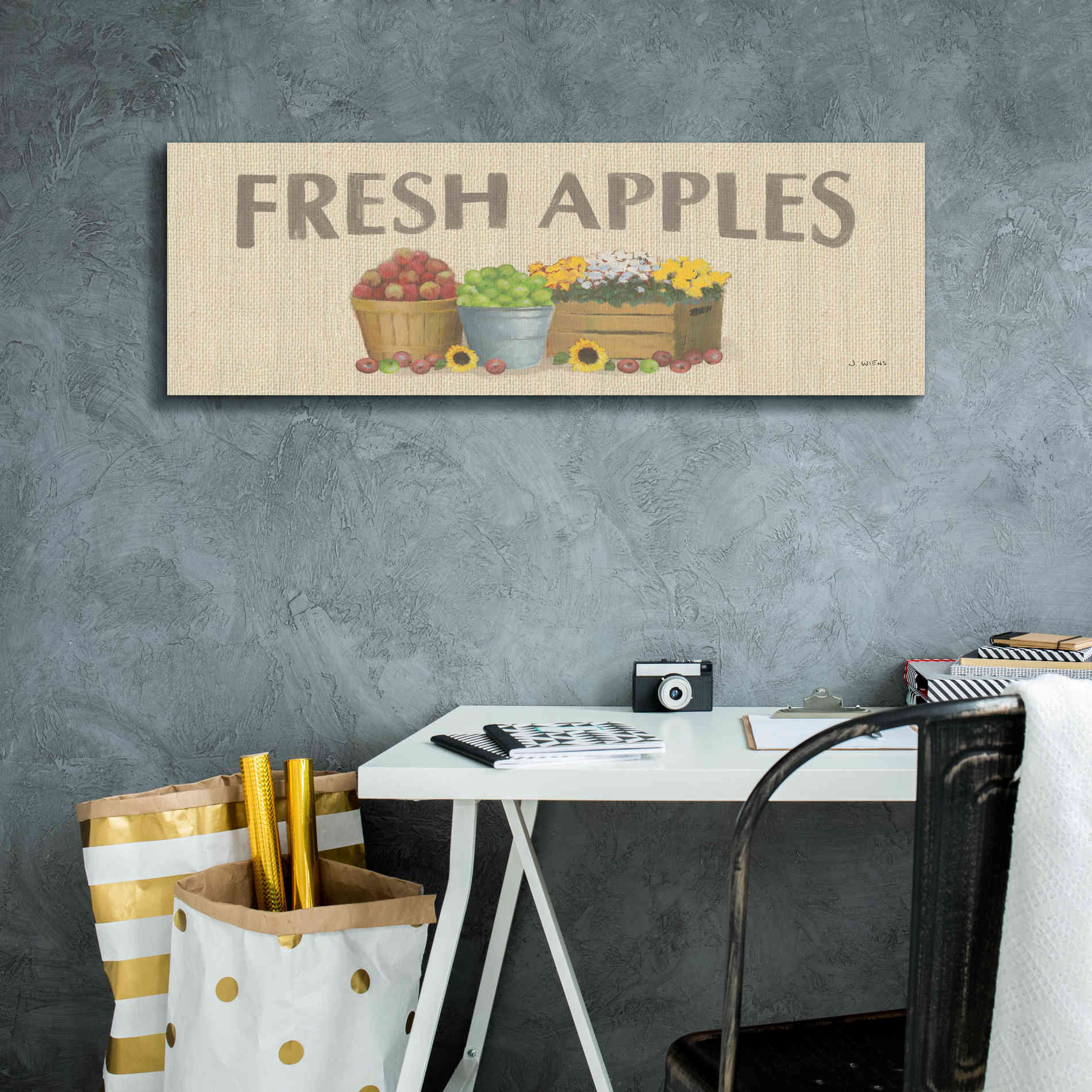 'Heartland Harvest Moments VII' by James Wiens, Canvas Wall Art,36 x 12