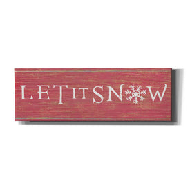 'Christmas Affinity I Red' by James Wiens, Canvas Wall Art,36x12x1.55x0,60x20x1.74x0