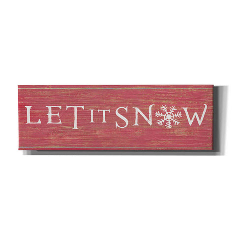 Image of 'Christmas Affinity I Red' by James Wiens, Canvas Wall Art,36x12x1.55x0,60x20x1.74x0