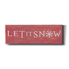 'Christmas Affinity I Red' by James Wiens, Canvas Wall Art,36x12x1.55x0,60x20x1.74x0