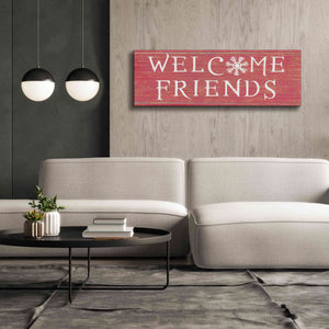 'Christmas Affinity II Red' by James Wiens, Canvas Wall Art,60 x 20