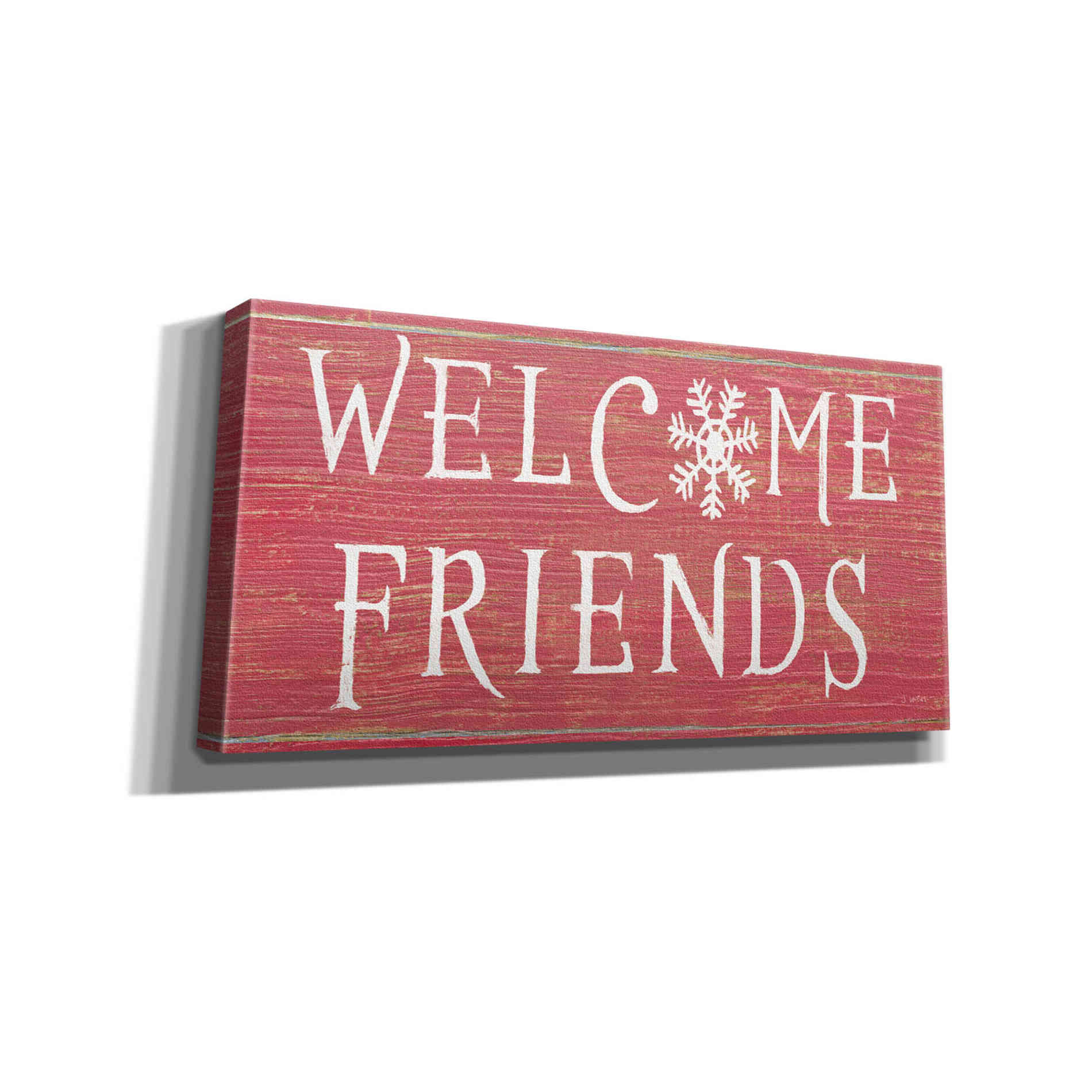'Christmas Affinity II Red' by James Wiens, Canvas Wall Art,36x12x1.55x0,60x20x1.74x0