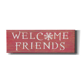 'Christmas Affinity II Red' by James Wiens, Canvas Wall Art,36x12x1.55x0,60x20x1.74x0