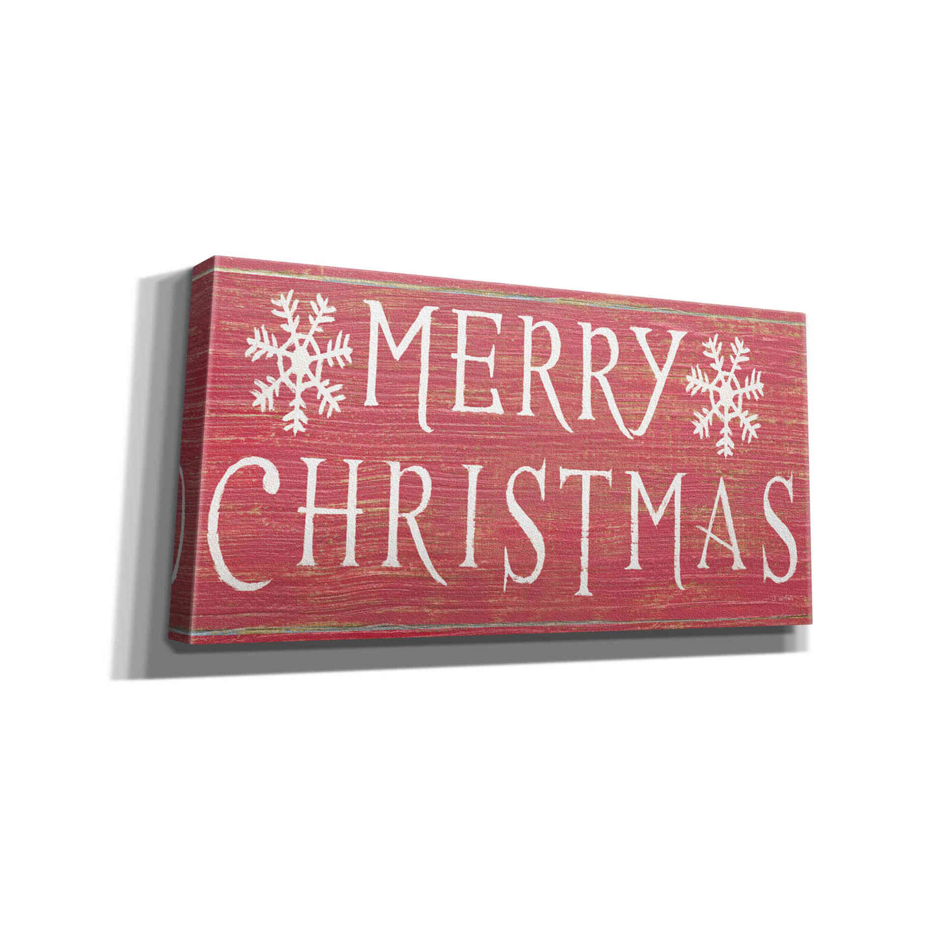 'Christmas Affinity III Red' by James Wiens, Canvas Wall Art,36x12x1.55x0,60x20x1.74x0