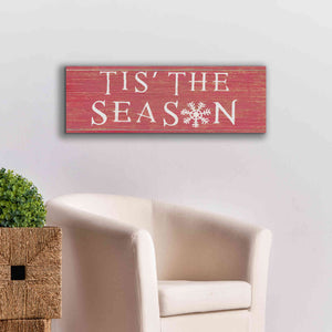 'Christmas Affinity IV Red' by James Wiens, Canvas Wall Art,36 x 12