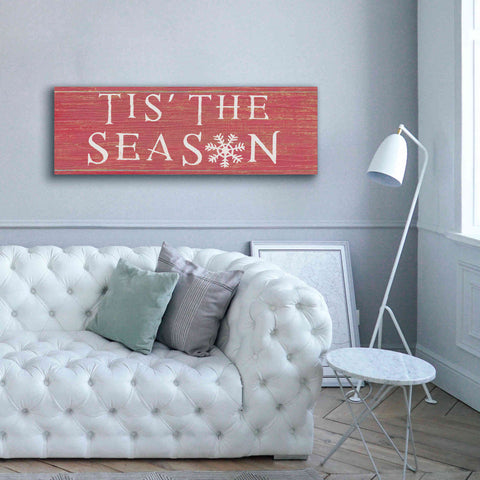 Image of 'Christmas Affinity IV Red' by James Wiens, Canvas Wall Art,60 x 20