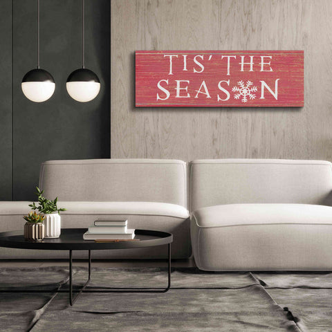 Image of 'Christmas Affinity IV Red' by James Wiens, Canvas Wall Art,60 x 20