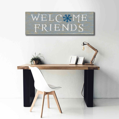 Image of 'Christmas Affinity II Grey' by James Wiens, Canvas Wall Art,60 x 20