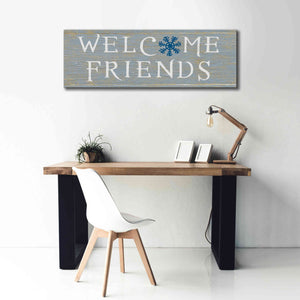 'Christmas Affinity II Grey' by James Wiens, Canvas Wall Art,60 x 20