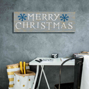 'Christmas Affinity III Grey' by James Wiens, Canvas Wall Art,36 x 12