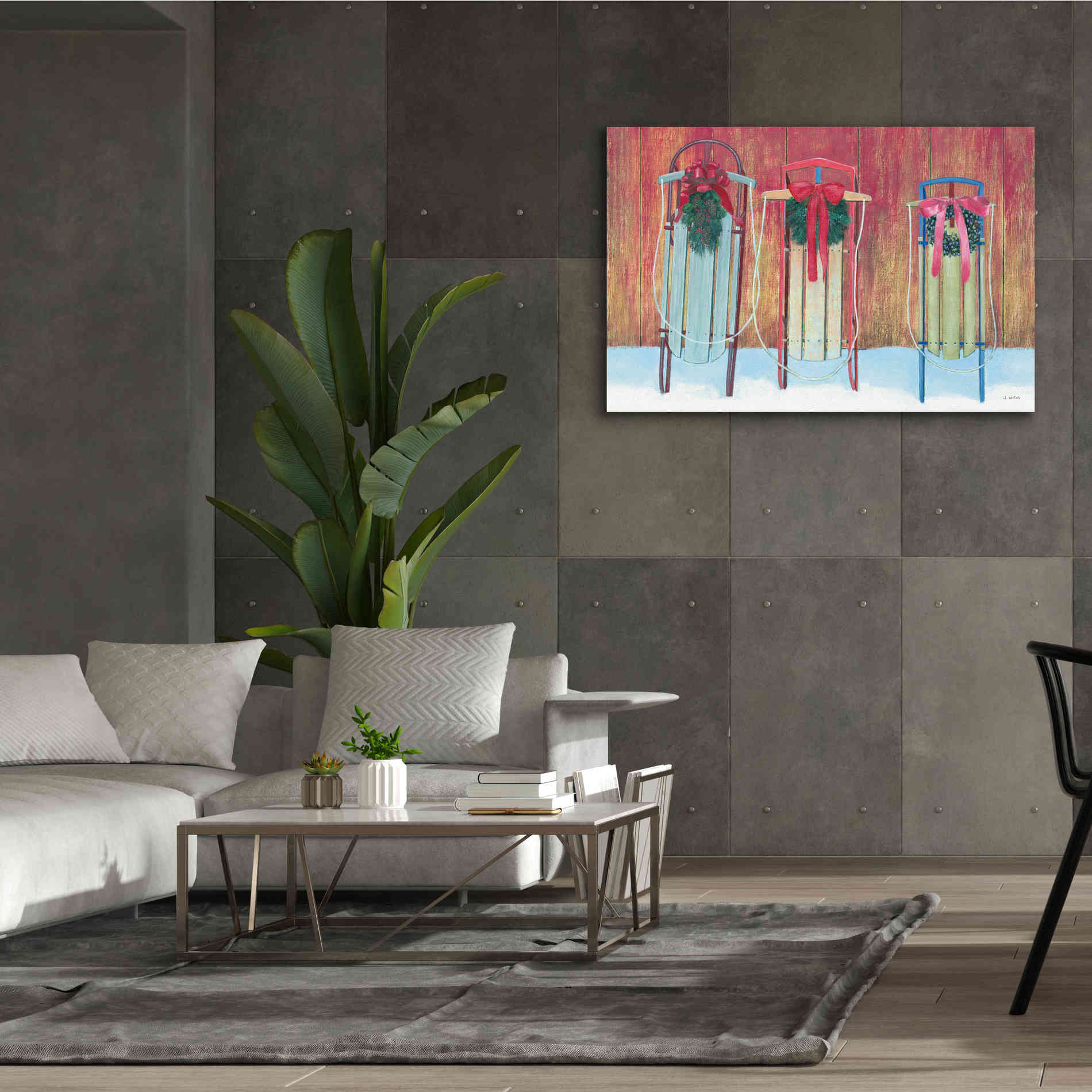 'Christmas Affinity V' by James Wiens, Canvas Wall Art,60 x 40