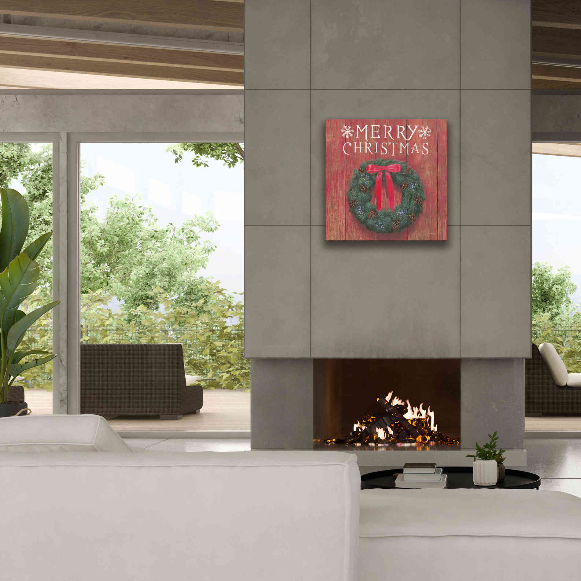 'Christmas Affinity VII' by James Wiens, Canvas Wall Art,26 x 26