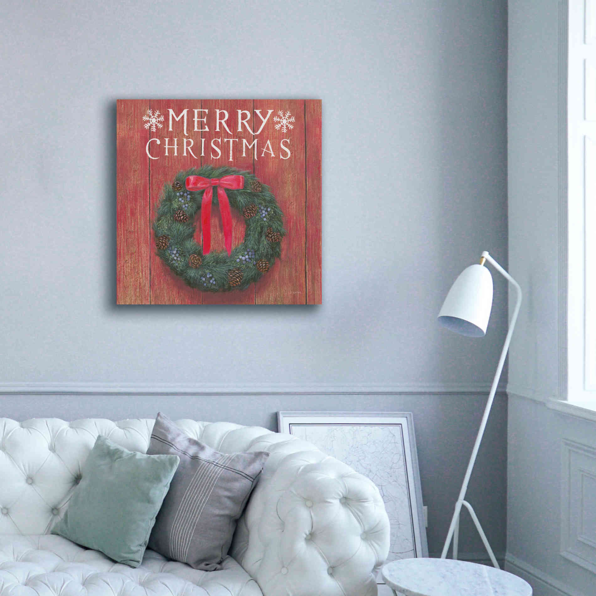 'Christmas Affinity VII' by James Wiens, Canvas Wall Art,37 x 37