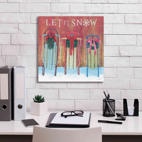 Image of 'Christmas Affinity IX' by James Wiens, Canvas Wall Art,18 x 18