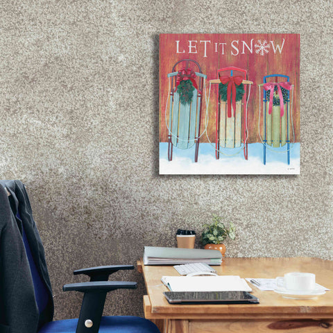 Image of 'Christmas Affinity IX' by James Wiens, Canvas Wall Art,26 x 26