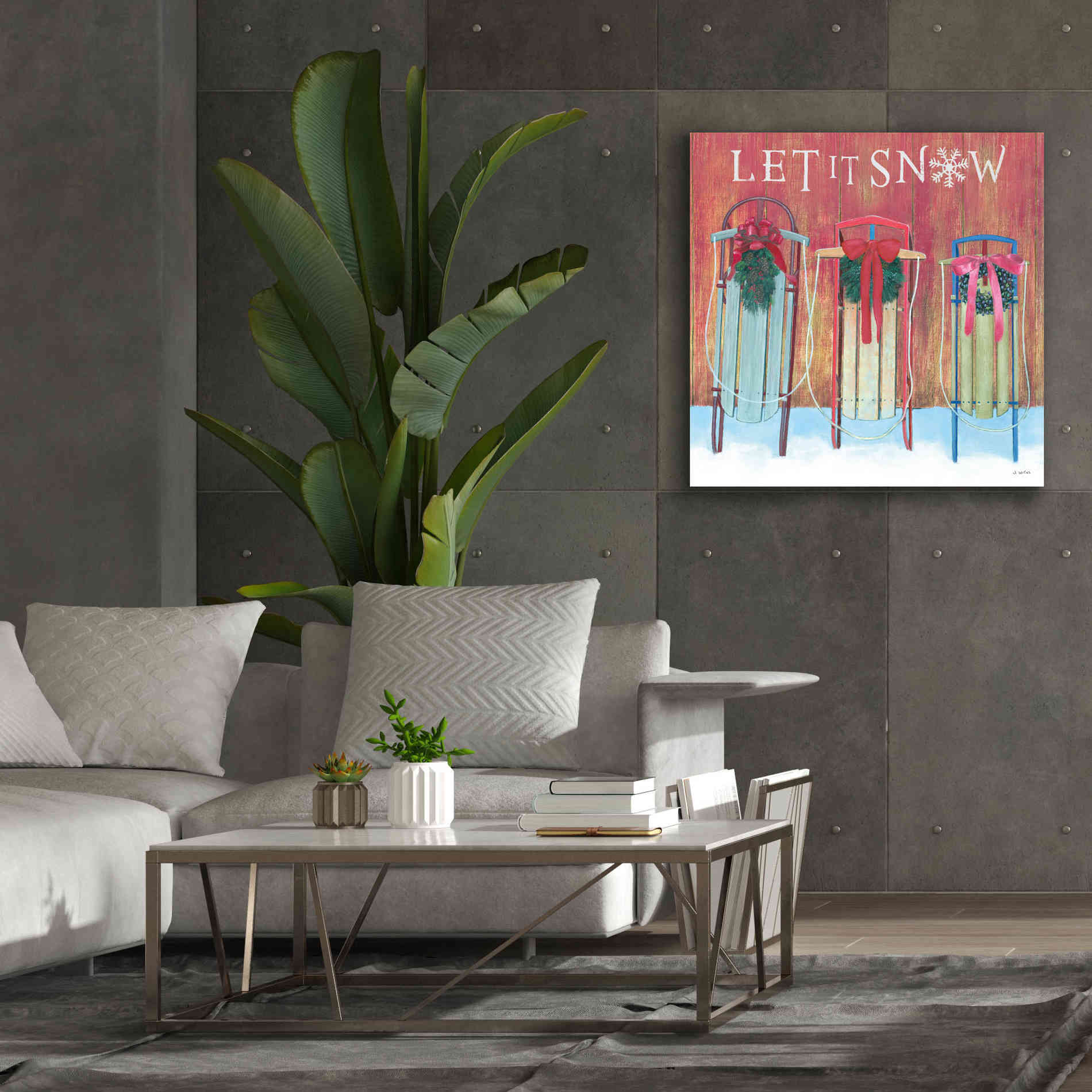 'Christmas Affinity IX' by James Wiens, Canvas Wall Art,37 x 37