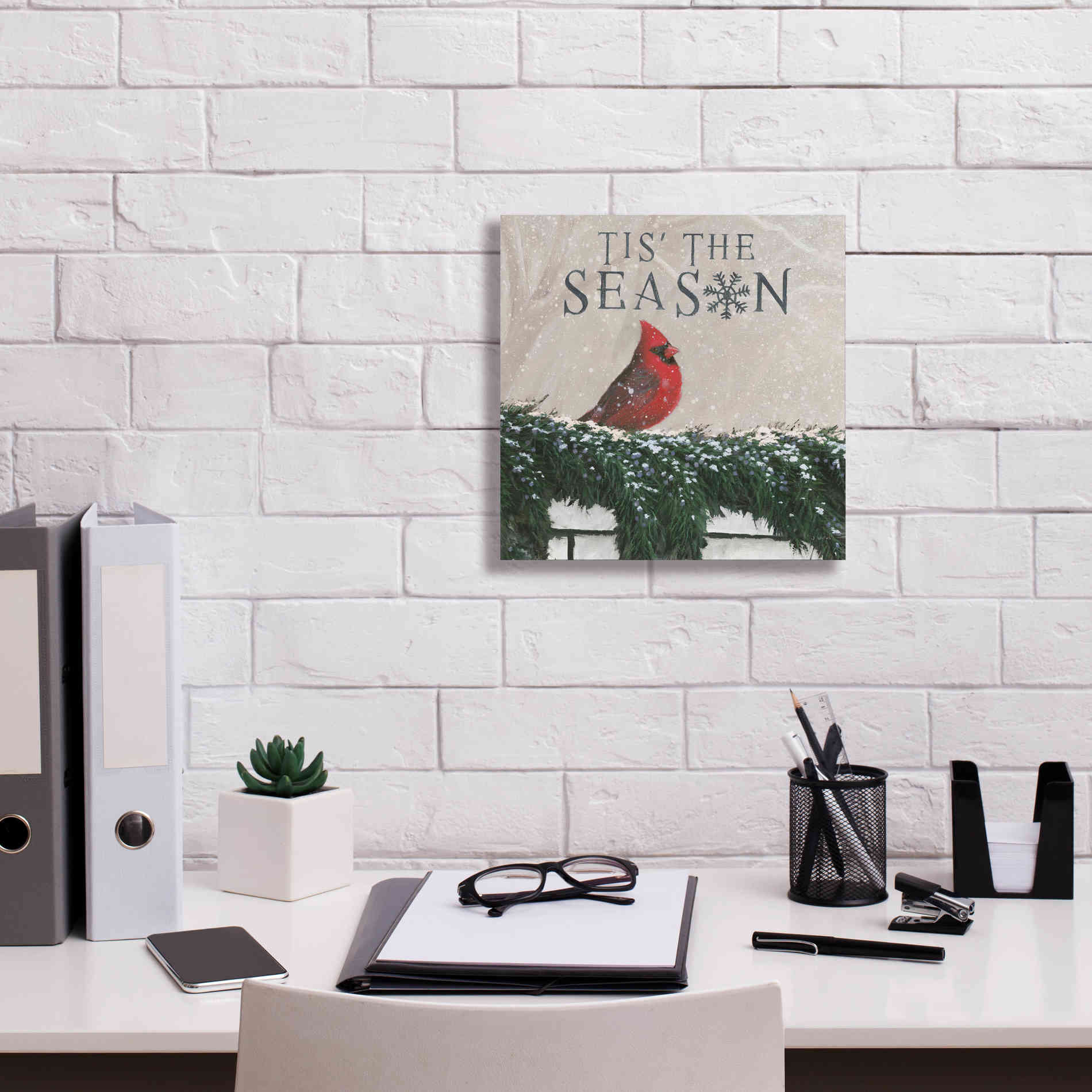 'Christmas Affinity X' by James Wiens, Canvas Wall Art,12 x 12