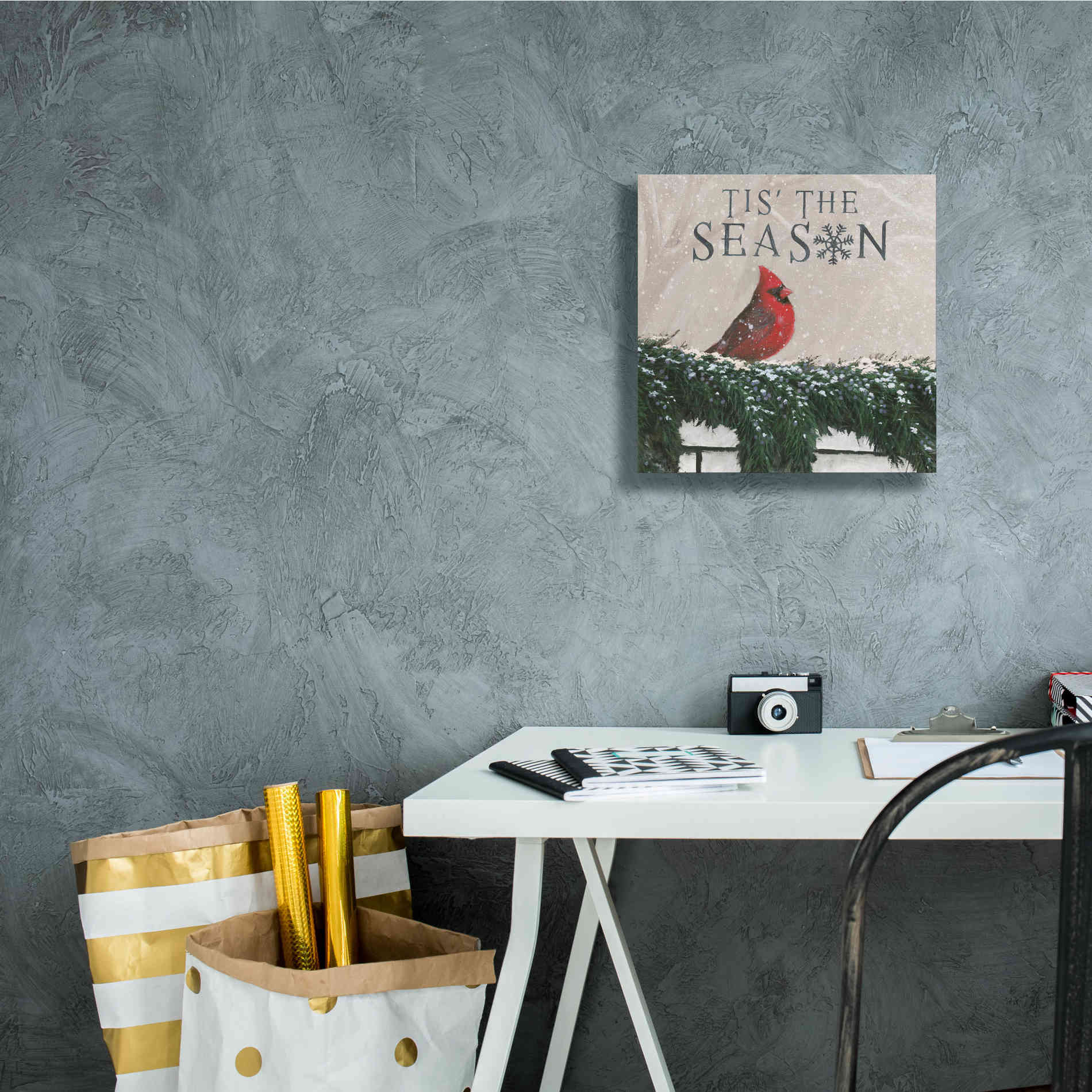 'Christmas Affinity X' by James Wiens, Canvas Wall Art,12 x 12