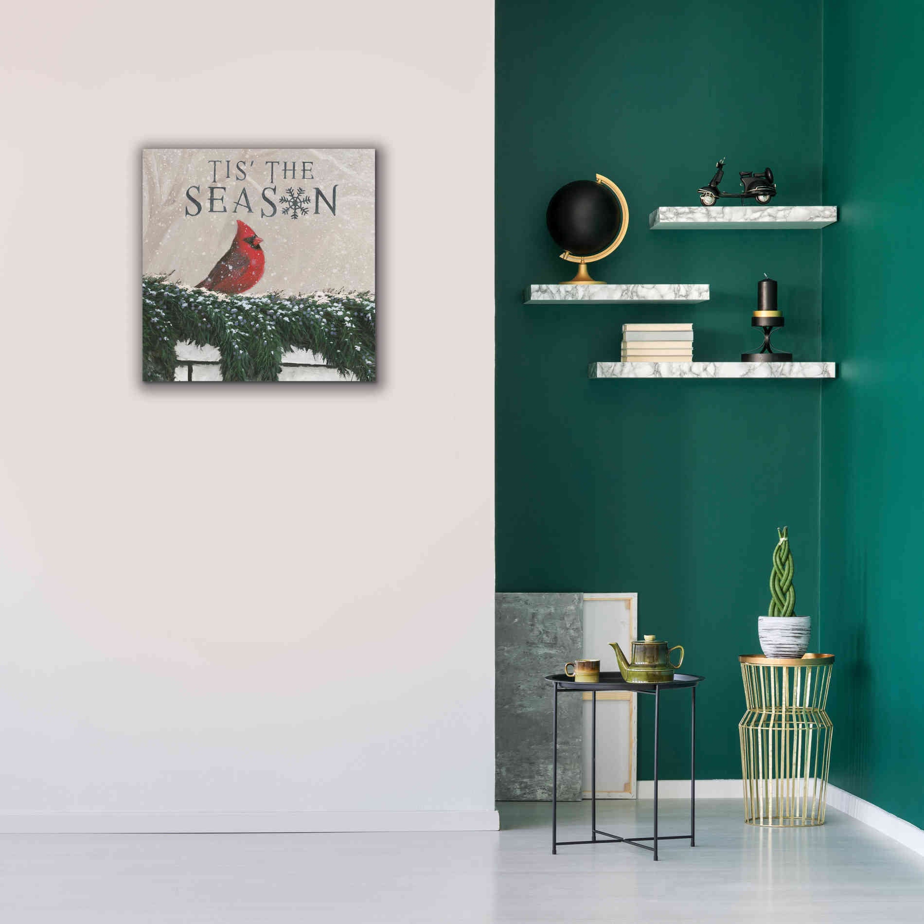 'Christmas Affinity X' by James Wiens, Canvas Wall Art,26 x 26